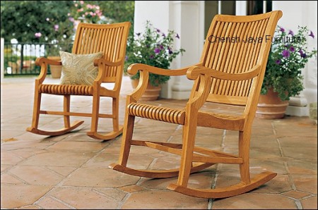 Name: Castle Rocking Chair  Size: H=102 x D=96 x W=65 cm Wood: Solid Teakwood